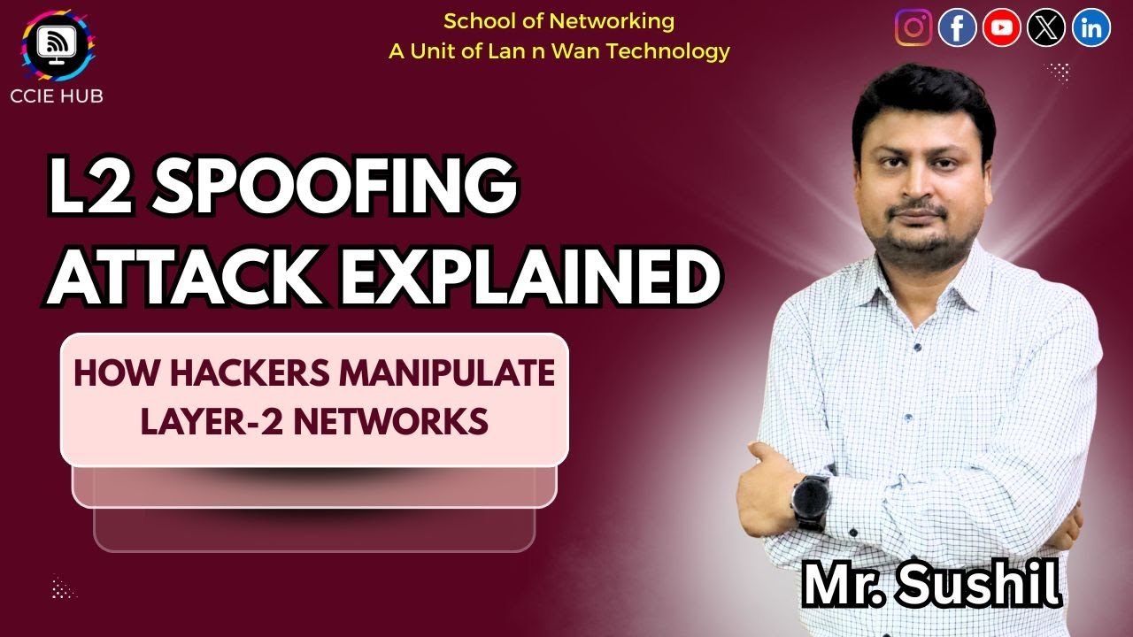 L2 Spoofing Attack Explained | How Hackers Manipulate Layer-2 Networks | CCIE HUB