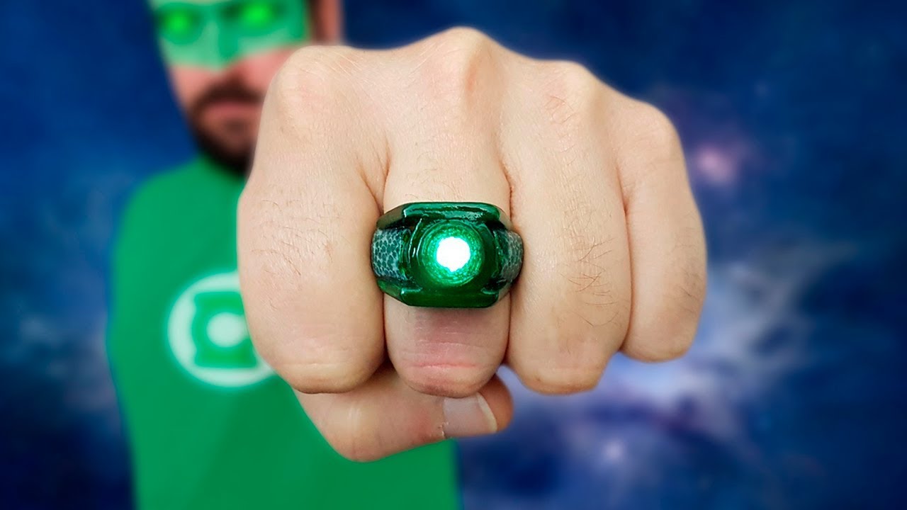 guisante Armada Impedir GREEN LANTERN POWER RING - DC COMICS - YouTube