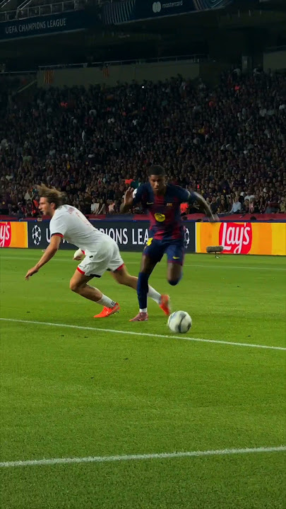 Now you see him, now you don't 🫣 #fcbarcelona  #fcb #skill #shorts