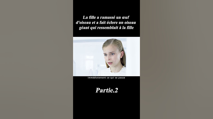 La fille a ramassé un œuf d'oiseau et a fait éclore un oiseau géant qui ressemblait à la fille#film