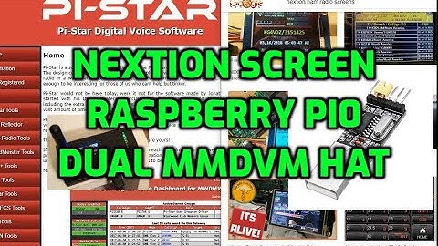 Nextion Screen -Raspberry PI0 -Dual MMDVM