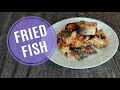 How to fry fried fish  crispy fish fry recipe  simple and delicious fish fry with garlic