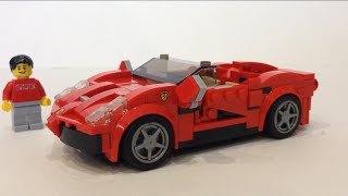 This is a review of my custom lego 458 spider ferrari review. was made
using pieces from the laferrari set 75899 and personal collection.