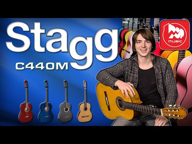 Классическая гитара с чехлом и тюнером STAGG C440 M BLK PACK