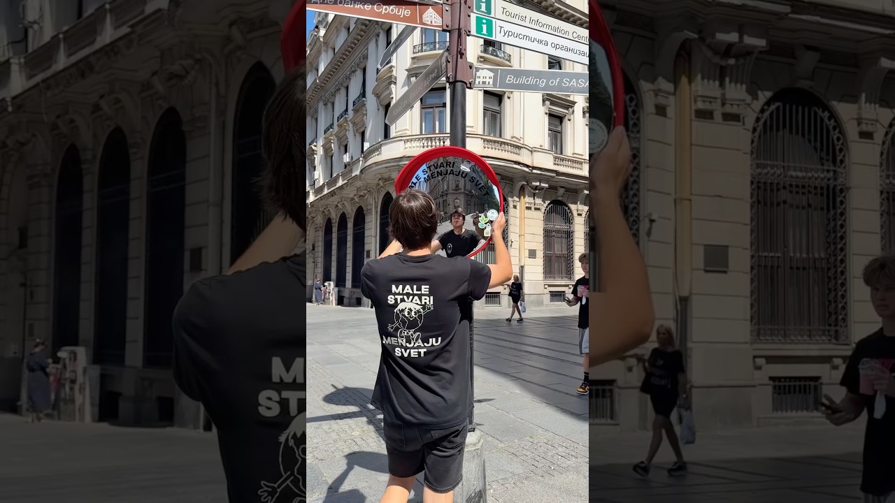 POSTAVIO SAM OVO U CENTRU BEOGRADA