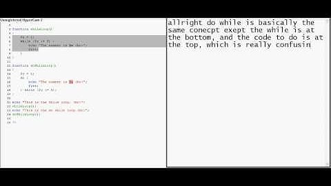 PHP TUTORIAL 6 - While & Do While Loops
