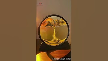 Tranh cát lún chuyển động 3D, nghệ thuật trang trí để bàn decor bàn làm việc, làm quà tặng cao cấp