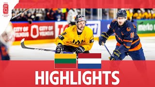 Highlights | Lithuania vs. Netherlands | 2024 #mensworlds Division 1B