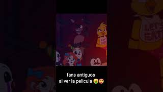 fans al ver la pelicula de fnaf creditos: cacartoon #humor #fnaf #shorts