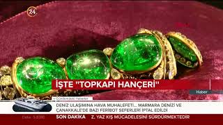 #Kaşıkçı Elması ve Topkapı Hançeri tekrar sergilenmeye başlandı Resimi