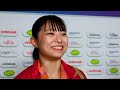 Watanabe Hazuki (JPN) - Balance Beam Final - Interview - 2022 World Championships
