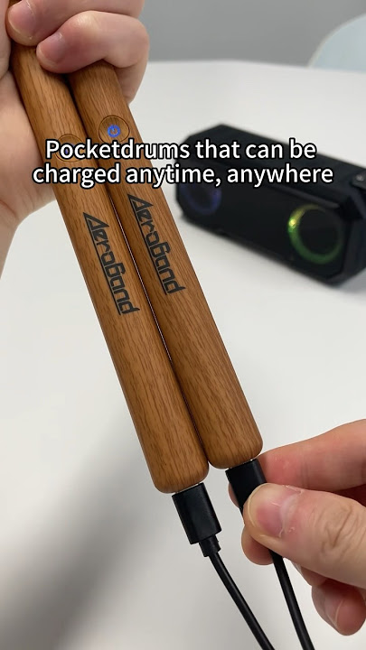 Pocketdrum that can be charged anytime, anywhere! #aeroband #pocketdrum #pocketdrum2plus #drum