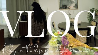 A DAY IN THE LIFE OF A BLACK HOMEMAKER | HOMEMAKER DIARIES|