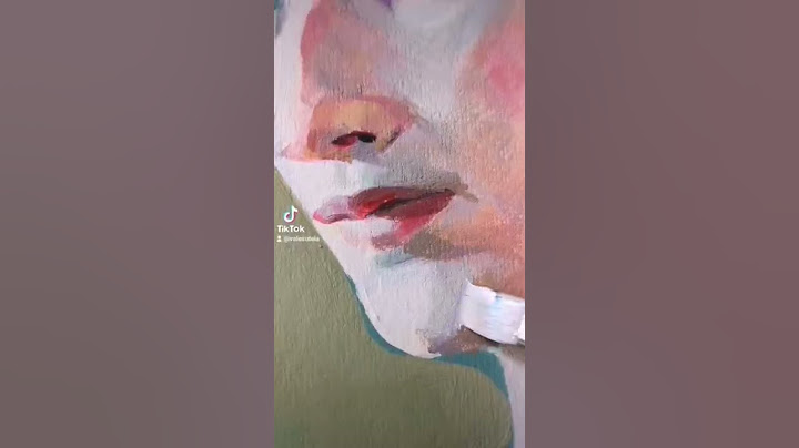 Ritratto con gli acrilici 🖌️