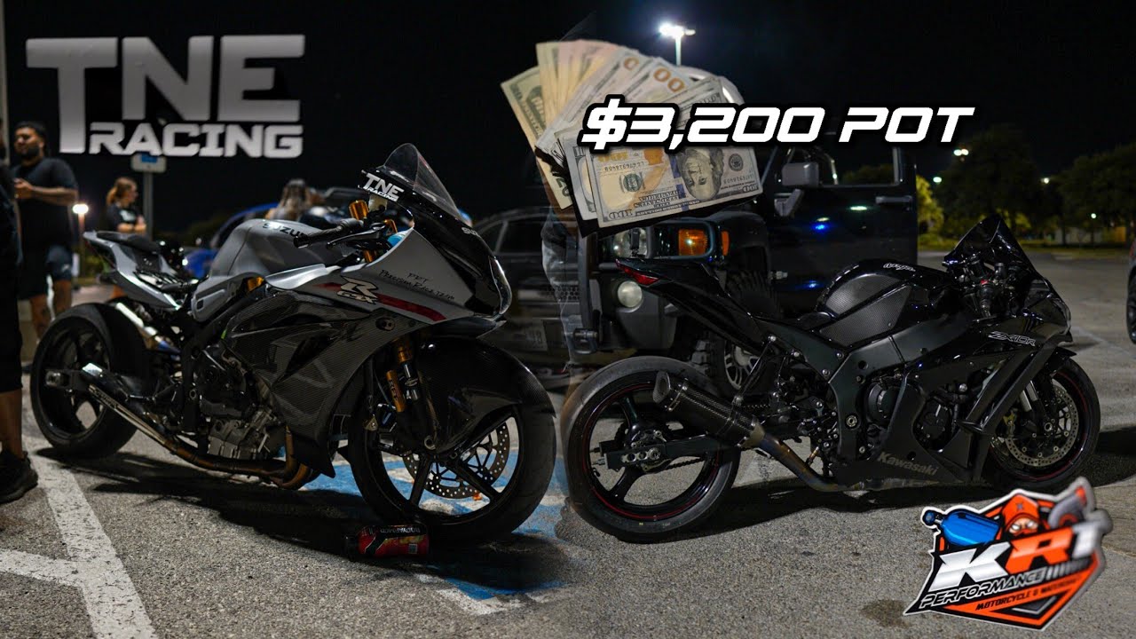 $3,200 Pot | TNE GSXR1000 vs KRT ZX10R | Half Mile run, 2 Bikes Head Start And the Hit 🇲🇽🇲🇽🇲🇽