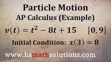 Analyzing a Particle Motion Example (Example, AP Calculus)
