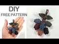 #0027 튤립 브롯지 퀼트키홀더 만들기 ㅡ Quilt  brooch  tutorial