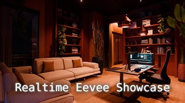 Blender Eevee Realtime Showcase | Modern Modular House 2