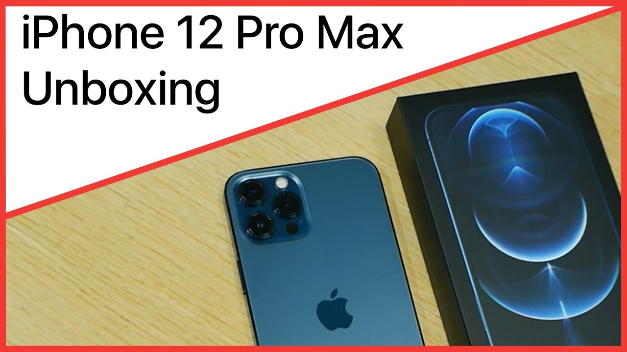 Unboxing iPhone 12 Pro Max Azul pacífico | Descubre al iPhone más grande de  la historia - YouTube