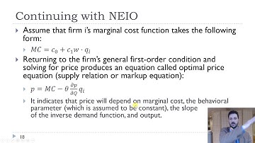 IO Ch12 Estimating Market Power
