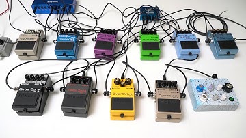 Mattoverse With Boss Flanger Phaser Harmonist Super Chorus Multi Overtone Metal Zone NOISE DRONE