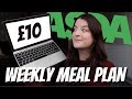 £10 WEEKLY MEAL PLAN // Cheap Breakfast, Lunch & Dinner Ideas for £10