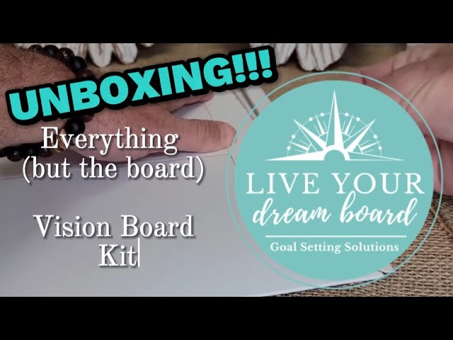 Everything But the Board - {TAN/NATURAL GRAPHICS} Vision Board Kit