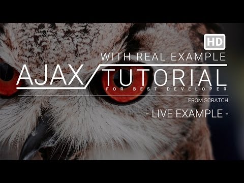 Ajax Tutorial | Complete Ajax Tutorial | Ajax For Beginners