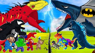 BARRY'S Megalodon Jaws x Tyrannosaurus: All DINOSAURE Godzilla x Kong Empire JurassicWorld Evolution