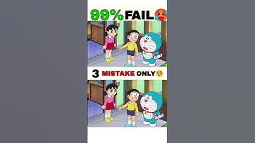 99% wrong Find 3 difference 🧠🤯.. || #find #viralvideo  #doreamongame #doraemon #trending #like