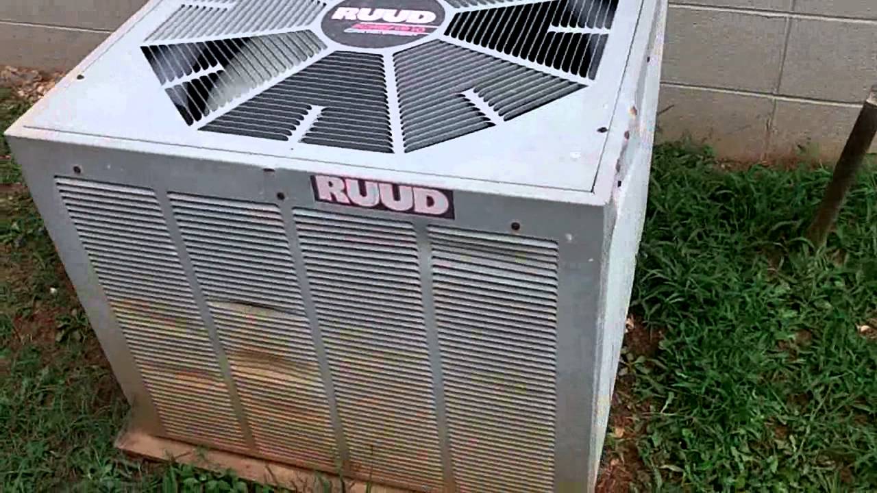 ruud-achiever-10-hvac-unit-youtube