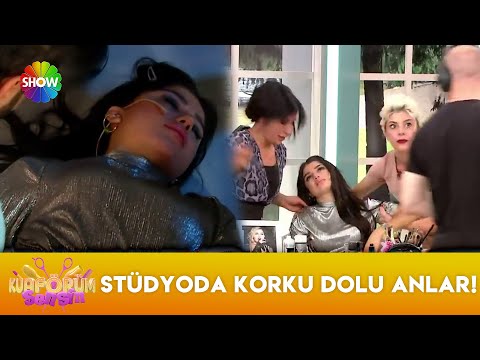 Mira stüdyoda baygınlık krizi geçirdi, Kuaförüm Sensin'de korku dolu anlar! |  Kuaförüm Sensin