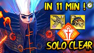 in 11 Min ! SOLO THE WITNESS (Final Raid Boss) - Warlock | Destiny 2 Monument of Triumph