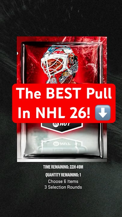 I Pulled The BEST Card In NHL 26 HUT!
