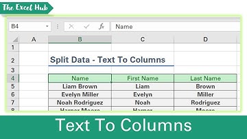 How To Separate First And Last Names Using Text To Columns In Excel