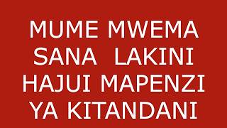 MUME MWEMA SANA LAKINI KWENYE TENDO LA WANANDOA MBOVU screenshot 2