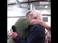 Bernie Reunites with Veteran at Emotional Town Hall