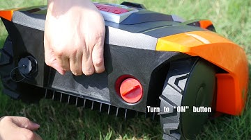 Yard Force Robotic Lawnmower Standard Installation, Operation