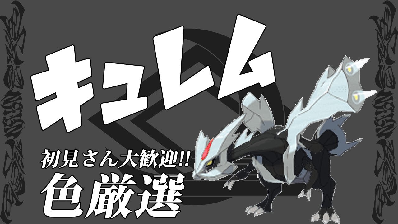 ポケモンusum 禁伝準伝ラスト色キュレム沼り中3600 Youtube