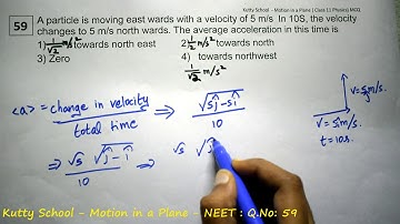 neet physics mcq   motion in a plane   59