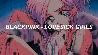 BLACKPINK - 「Lovesick Girls - JP Ver.-」 Easy Lyrics