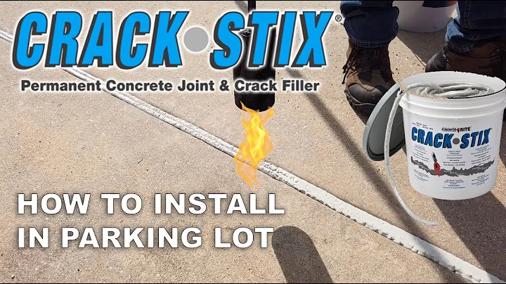 CRACK STIX permanent expansion joint filler [FULL HOW-TO]