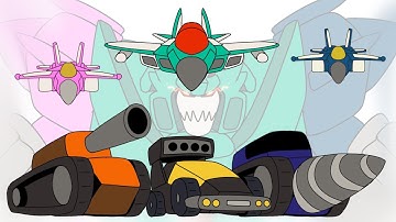 Transformers Victory LIO KAISER the ultimate combiner animation