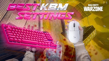 BEST SETTINGS KEYBOARD & MOUSE WARZONE 2025