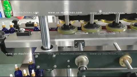 Automatic high speed dropper cap bottle capping machine with touch screen operation