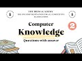Computer Knowledge Questions for All Competitive Exams | Part 2 | SSC, CGL, EPFO, CONSTABLE EXAMS