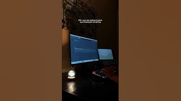 my cozy desk setup at 3am  #coffeeandcommits #techaesthetic #devlife #keychron #latenightcoding
