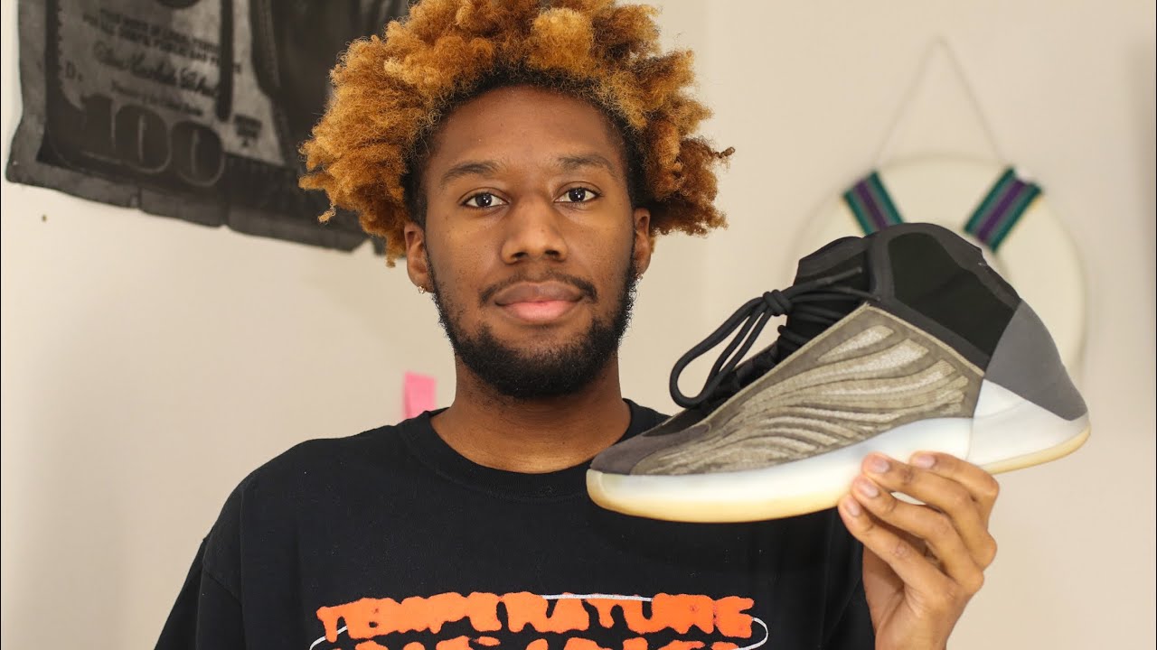 Adidas YEEZY QNTM Quantum Barium On Feet Review