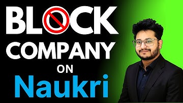 How to Block your company on Naukri.com | How to hide naukri profile from recruiters