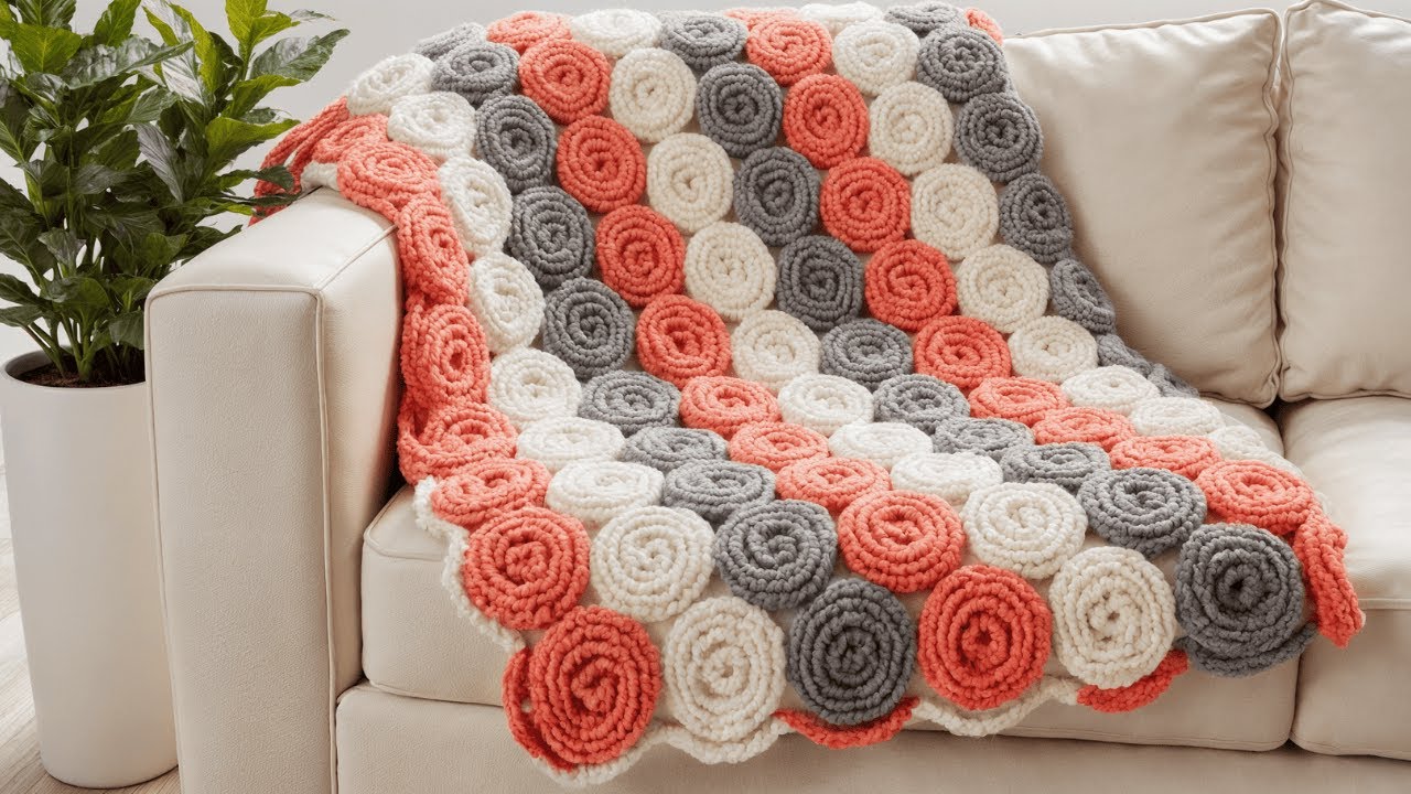 Что связать из небольших разноцветных клубочков пряжи? Идея для начинающих и не только